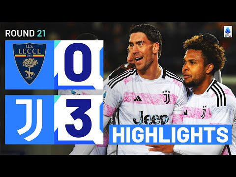 Resumen de Lecce vs Juventus Matchday 21