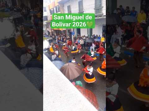 Carnaval 2026 | Viernes de comparsas en el cantón San Miguel de Bolívar, Bolívar, Ec #carnaval2026