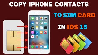 How To Copy iPhone Contacts To Sim Card | 2021