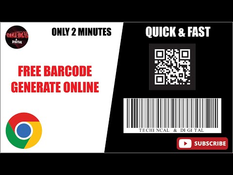 How to Create a Barcode for Free - Online Barcode Generator | #barcode | #free | #online | #google