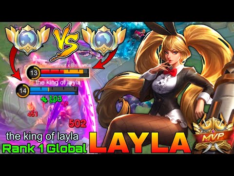 No.1 Layla VS Top Global Benedetta - Top 1 Global Layla by the king of layla - Mobile Legends