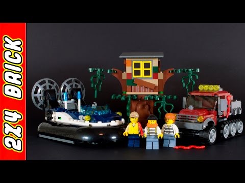 Vidéo LEGO City 60071 : L'arrestation en hydroglisseur