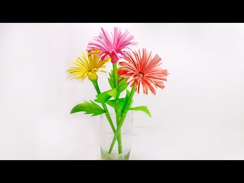 How to make Awesome paper flowers | DIY paper flowers- Jarine's Crafty Creation