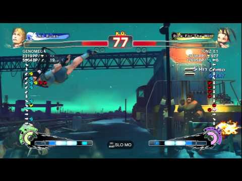 GENOMEGA (Cody) Vs JUNZ_E1 (Ibuki) SSF4 AE Ranked Matches - PSN