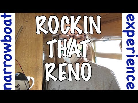 Rocking that Reno | Replacing the old narrowboat bathroom in under six minutes