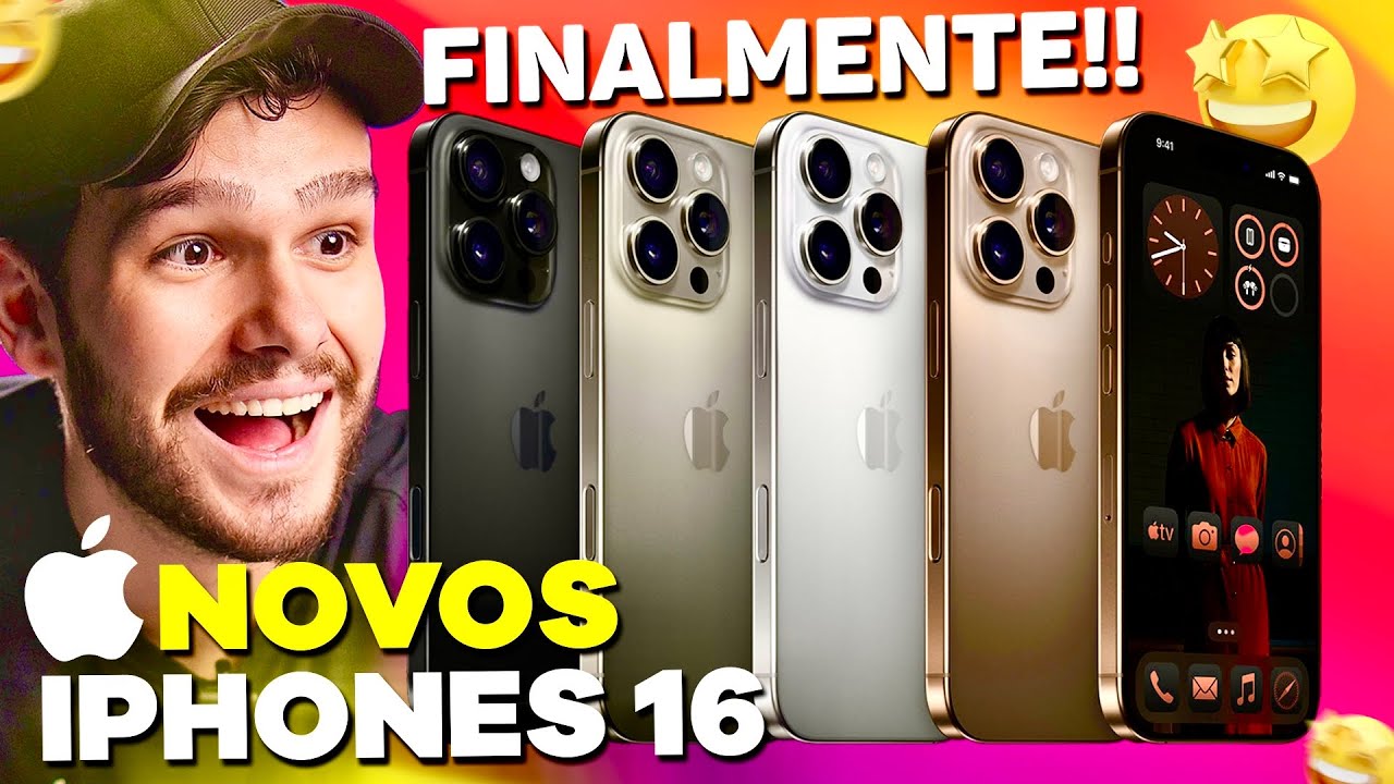 O IPHONE 16 FOI LANÇADO! VEJA O RESUMO DO EVENTO DA APPLE