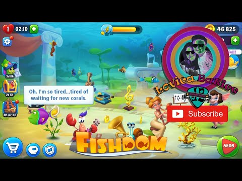 Fishdom Level 5501 - 5505 - Aquarium Music Room - World Art Works - Gameplay