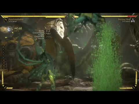 MK11: D’vorah Super Simple Combo! EASY 267 DMG!
