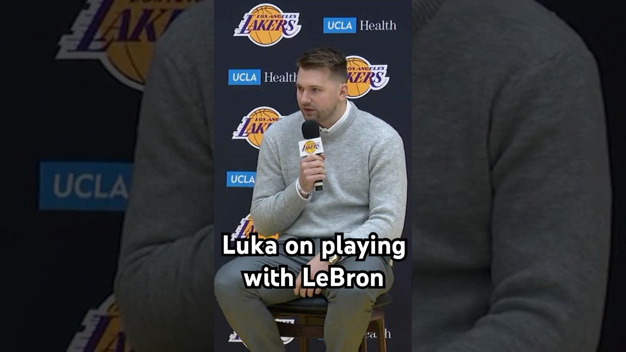 Luka on playing with LeBron: 
