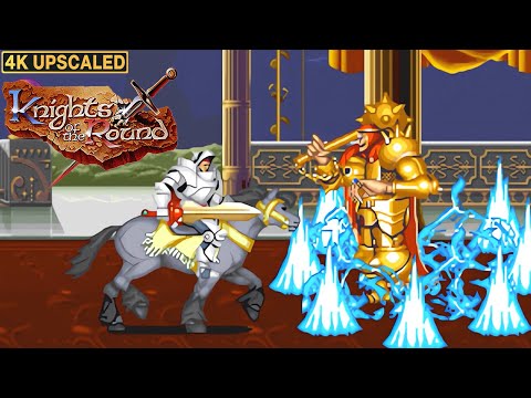 Knights of the Round King Arthur Longplay (Arcade) [4K/Upscaled/60FPS]