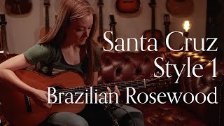 Video thumbnail for Santa Cruz Style 1, Brazilian Rosewood & Spruce | Lindsay Straw by Carter Vintage Backstage