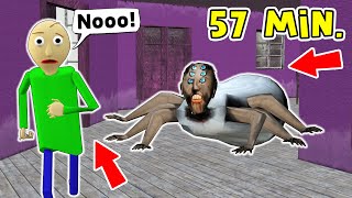 Granny-Spider vs Baldi - funny horror animation (57 min funny episodes)