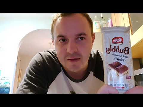 Lidl Mister Choc Bubbly Milk Chocolate Vanilla Bar Review