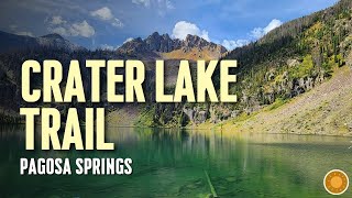 Download the video "Crater Lake Trail (# 562) | Hike in the South San Juan Wilderness | Pagosa Springs, Colorado | 4K"
