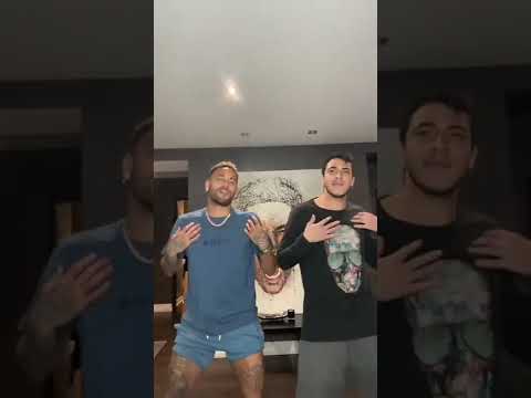 NEYMAR E SEU AMIGO DANÇANDO | MÃOZINHA PRA FRENTE PRA FRENTE OMBRINHO 😜