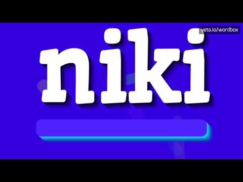 NIKI - HOW TO PRONOUNCE IT!?