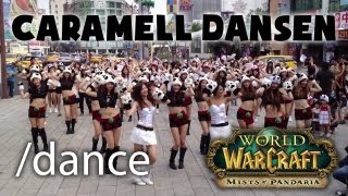 Panda girls choregraphy in Taiwan celebrating WoW: Mists of Pandaria -- Caramell Dansen