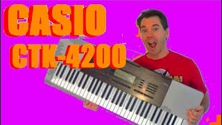 Video thumbnail for Casio CTK-4200 demo and review: Sounds, drums, sampling, arpeggiator by Gearfacts