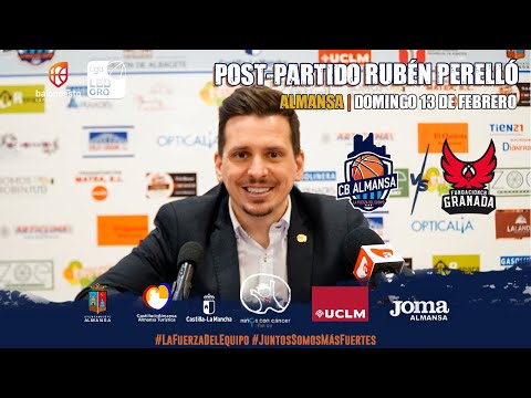 Post partido Rubén Perelló - J16 - CB Almansa con AFANION vs Coviran Granada