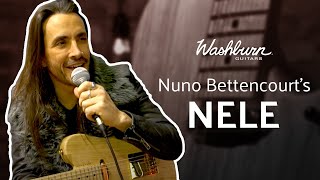 Video thumbnail for Nuno Bettencourt's Newest Guitar- The Washburn Nele by washburntv