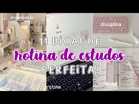 IDEIAS DE ROTINA DE ESTUDOS PERFEITA PARA A ESCOLA | Rotina de Estudos | Dicas, produtividade