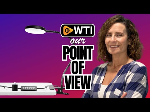 Desk Lamp with Clamp，2-in-1（10W） Gooseneck LED with RGB Ambient Light&Warm White Light - WTI product video review