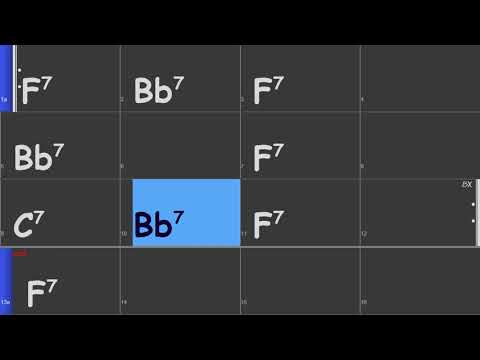 Bessie's Blues   Backing Track F maj, Swing, 176 bpm