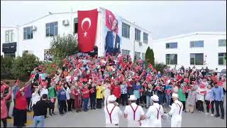 GÜRMEN CUMHURİYETİN 100.YIL COŞKUSUNU ÇALIŞANLARI İLE KUTLADI