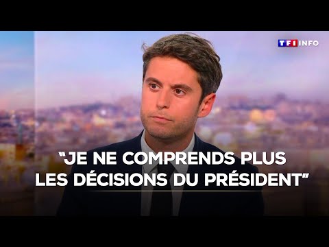 Démission de Sébastien Lecornu, crise politique, dissolution... Gabriel Attal invité du JT｜TF1 INFO