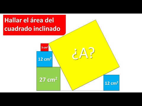 HALLAR EL ÁREA DEL CUADRADO INCLINADO