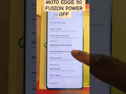 MOTO EDGE 50 FUSION SWITCH OFF KAISE KARE / HOW TO SWITCH OFF MOTO EDGE 50 FUSION #new #shorts #moto