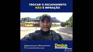 escapamento esportivo é proibido? PRF EXPLICA