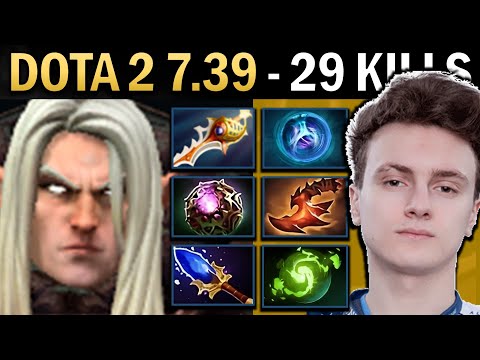 Invoker Gameplay Miracle with 29 Kills and Rapier - Dota 7.39