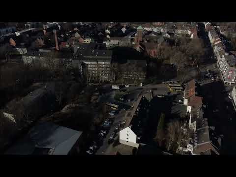 Stadt Essen   Alte Kirche Altenessen und Altenessen von oben mit der DJI Mini 2