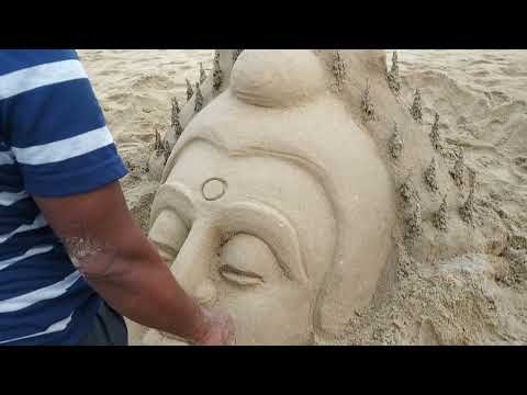Sand Art in Puri Beach - Part Two