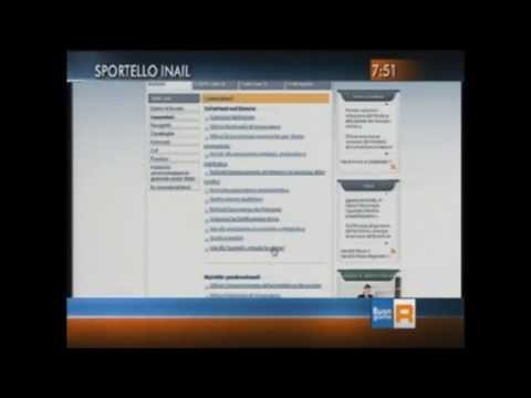 RAI3 TGR BUONGIORNO BASILICATA - Come funziona lo sportello virtuale Inail - (29-05-2015)