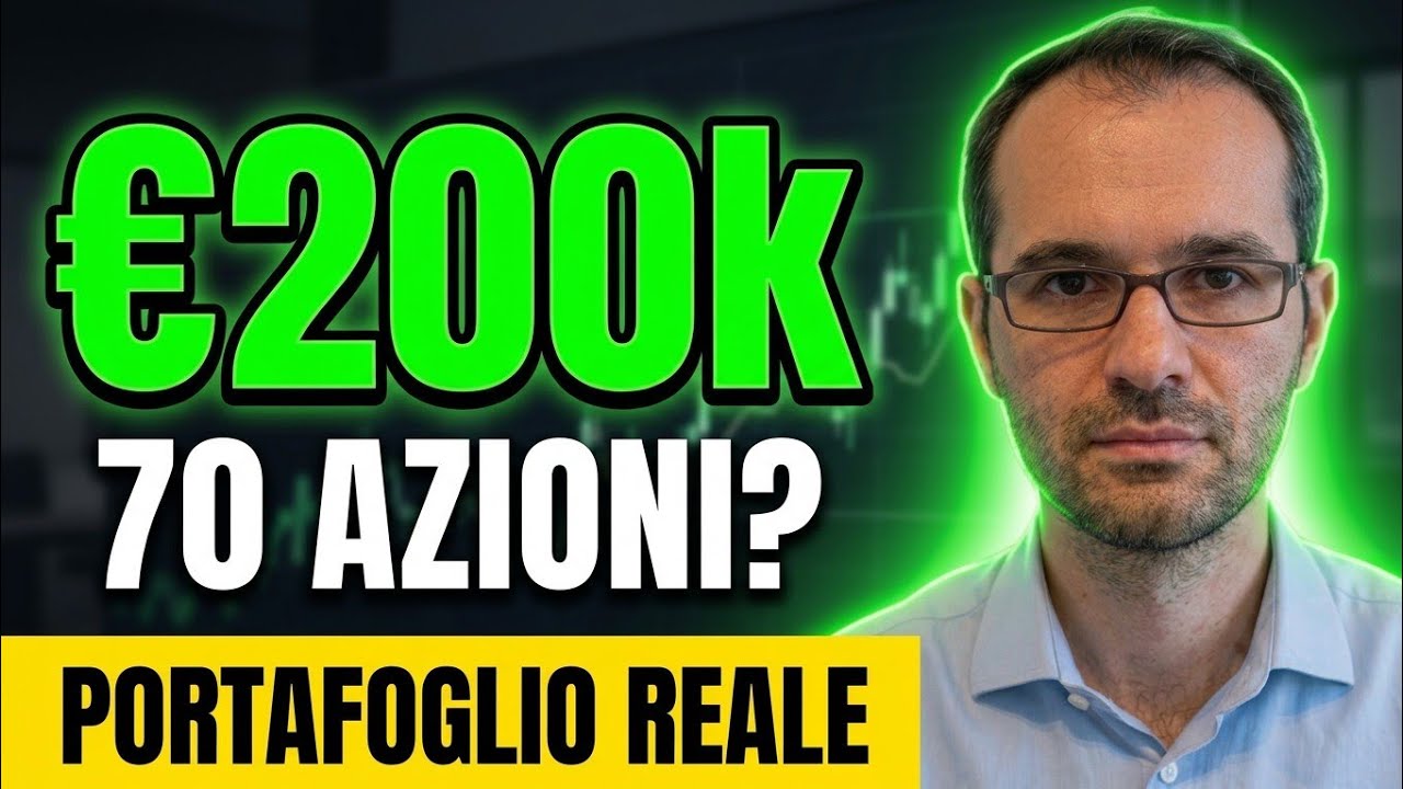 Portafoglio da 200.000 euro con Dividendi: Reagisco al portafoglio di Francesco