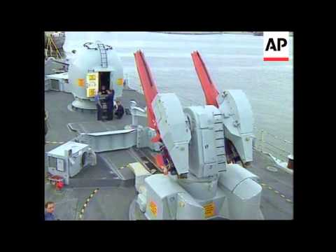 FILE British navy warship hits rocks off Australia