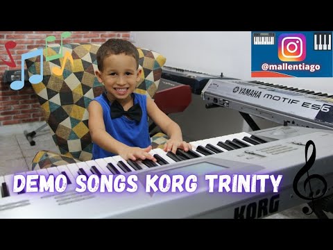 KORG TRINITY DEMO SONGS ( DEMONSTRAÇÃO DO DISKET) by TIAGO MALLEN #korg #teclado #tecladista #brasil