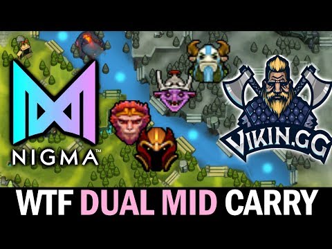 WTF Dual Mid Carry Counterpick — NIGMA vs VIKIN.GG