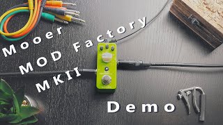 Video thumbnail for Mooer MOD Factory MKII demo playthrough (no talking) by Rudy Bressers