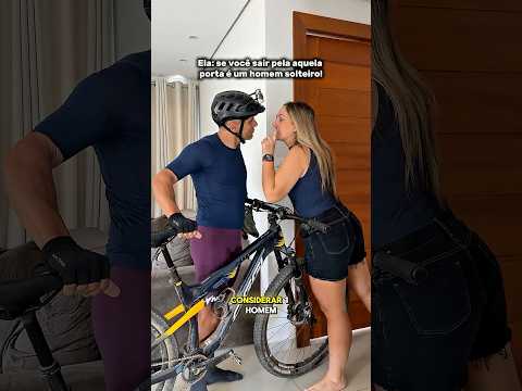 Nem sou casado, pô🤣 #bike #humor #mtb #casalcomédia #casal #ciclismo