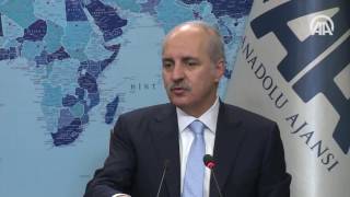 Başbakan Yardımcısı Kurtulmuş, AA Editör Masası'na konuk oldu