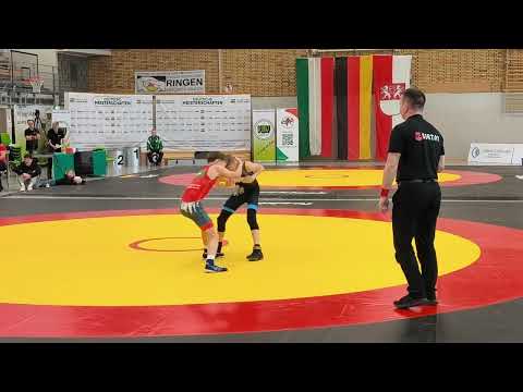 Dennis Shevko -  Louis Freiberg 38kg Deutsche Meisterschaft Greco U14 Witten 2025