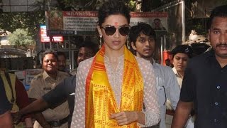 Deepika Padukone Seek Blessings At Siddhivinayak Temple Ahead Of Bajirao Mastani Release