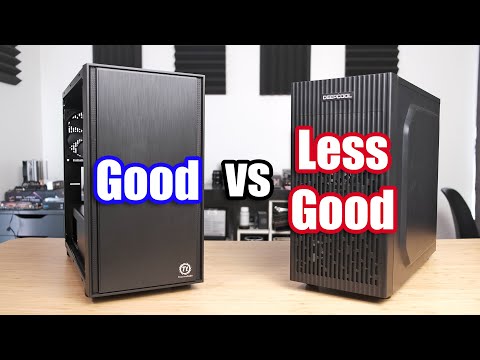 Building in a GOOD versus a BAD budget PC case