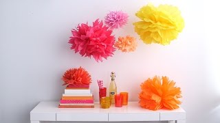 Tissue Paper Pom-Poms - Martha Stewart