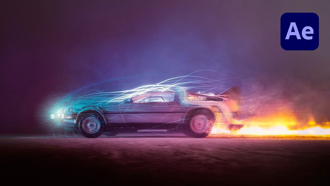 Back To The Future Teleport Effect in Adobe After Effects