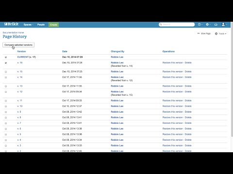 Atlassian Confluence 101 - Restore Previous Page Version