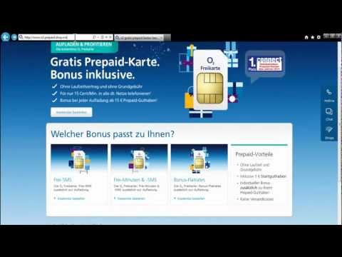 o2 Gratis Prepaid-Karten bestellen - Gratis o2 Prepaid-Karten Handy bestellen - Keine Versandkosten!